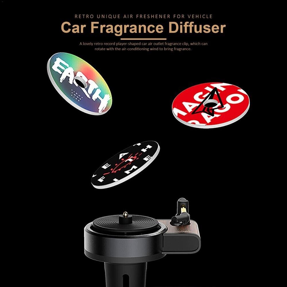 RoyaleGlow Vintage Record Car Freshner for Stylish Scents