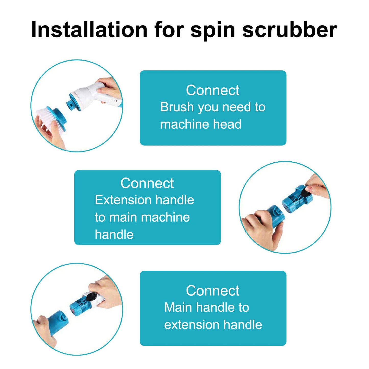 Luxora Electric Spin Scrubber Cordless Cleaning Tool