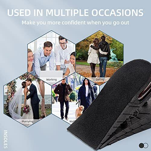 RoyaleGlow The Shoe Lifts - Best Height Increase Insoles