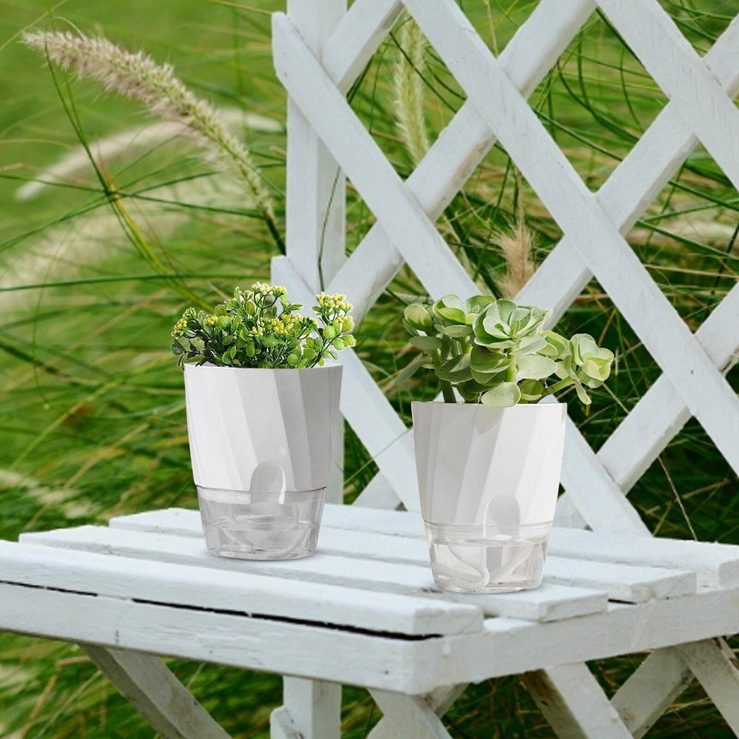 Luxora Self Watering Planter for Easy Plant Care