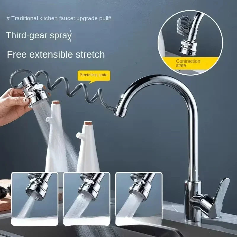 Royaleva 360 Degree Faucet Extender With Three Modes