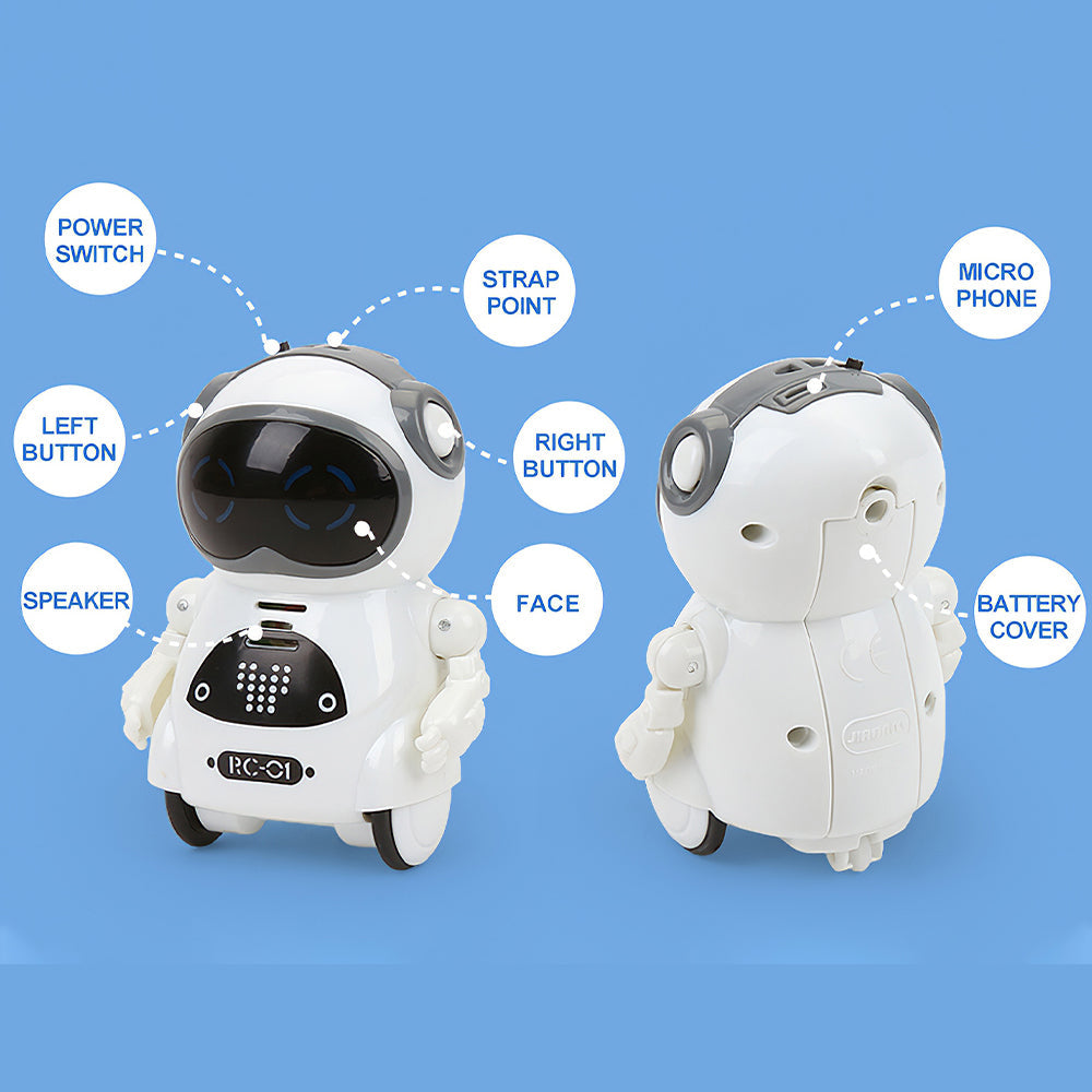 LuxRoyale Pocket RC Robot with Dancing and Singing Features