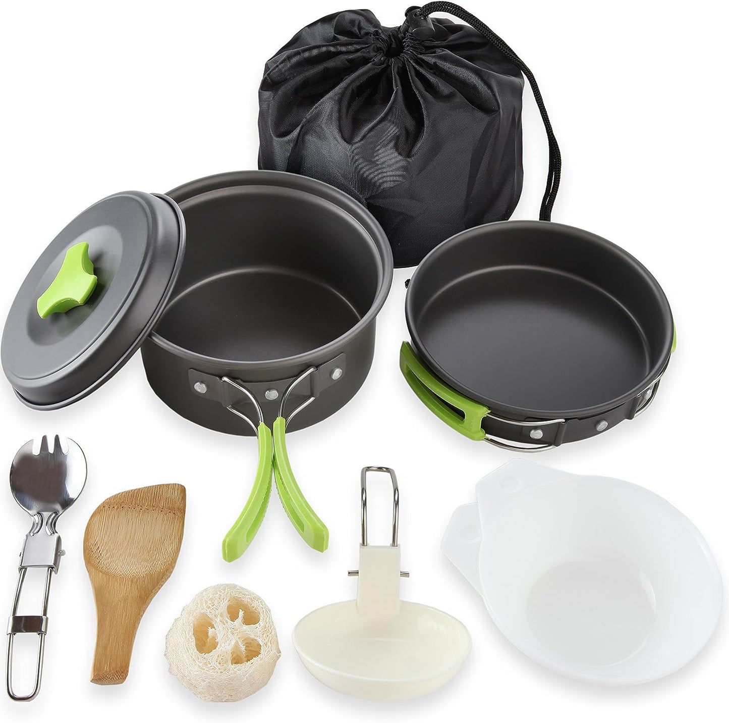 Royaleva Camping Cookware Backpacking Pots And Pans Set