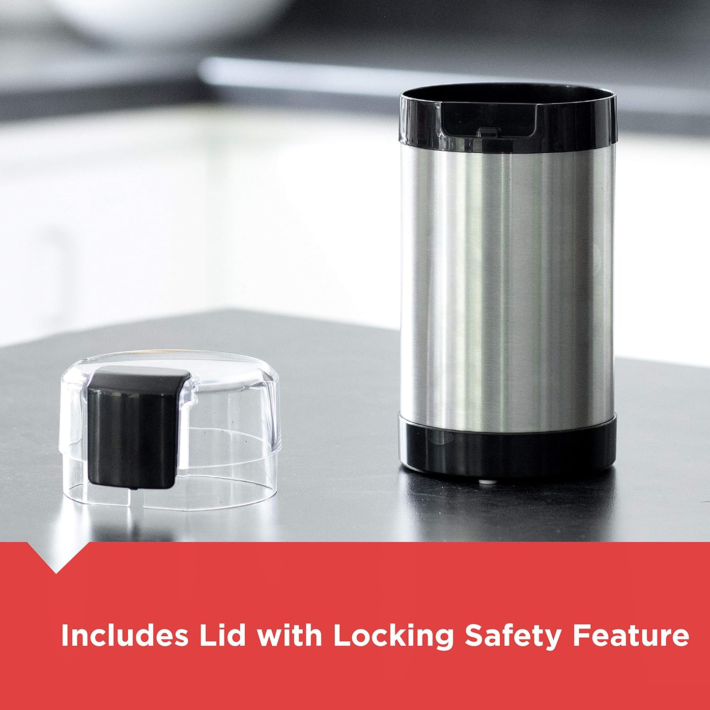 Luxora Electric Coffee Grinder with Pulse Control Feature