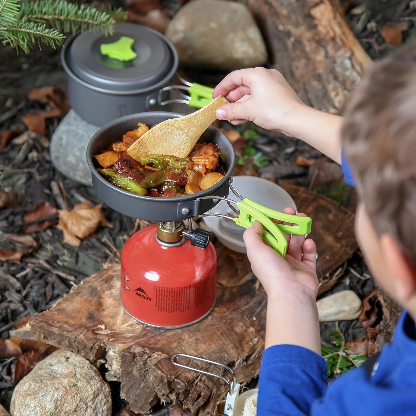 Royaleva Camping Cookware Backpacking Pots And Pans Set