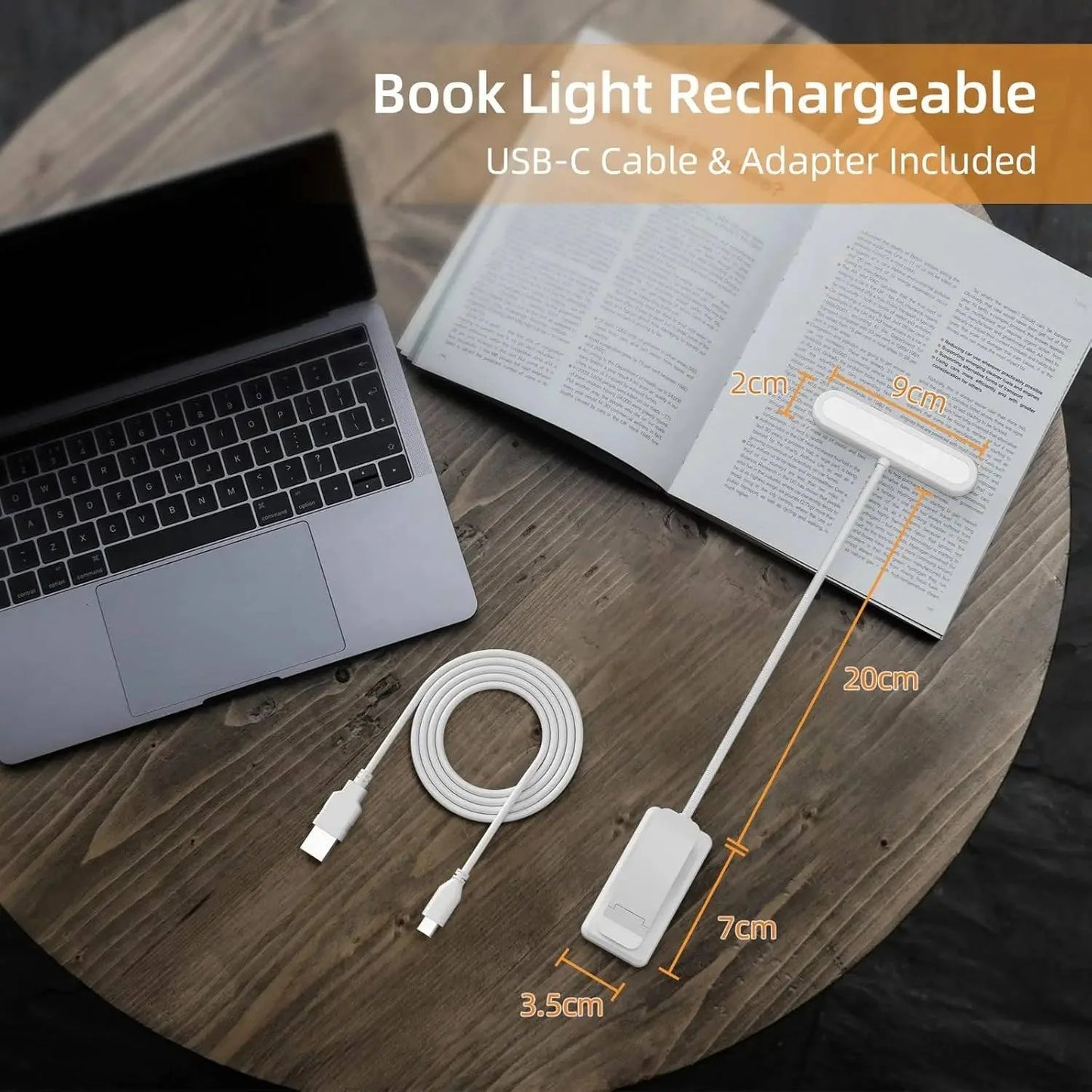 Royaleva Reading Light For Book with 360 Degree Flexibility