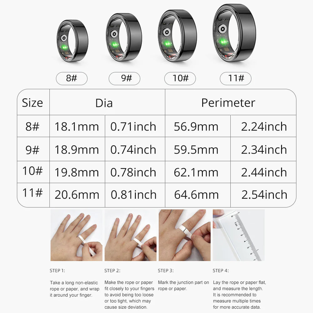 Royaleva Smart Ring - For Tracking Sleep & Fitness