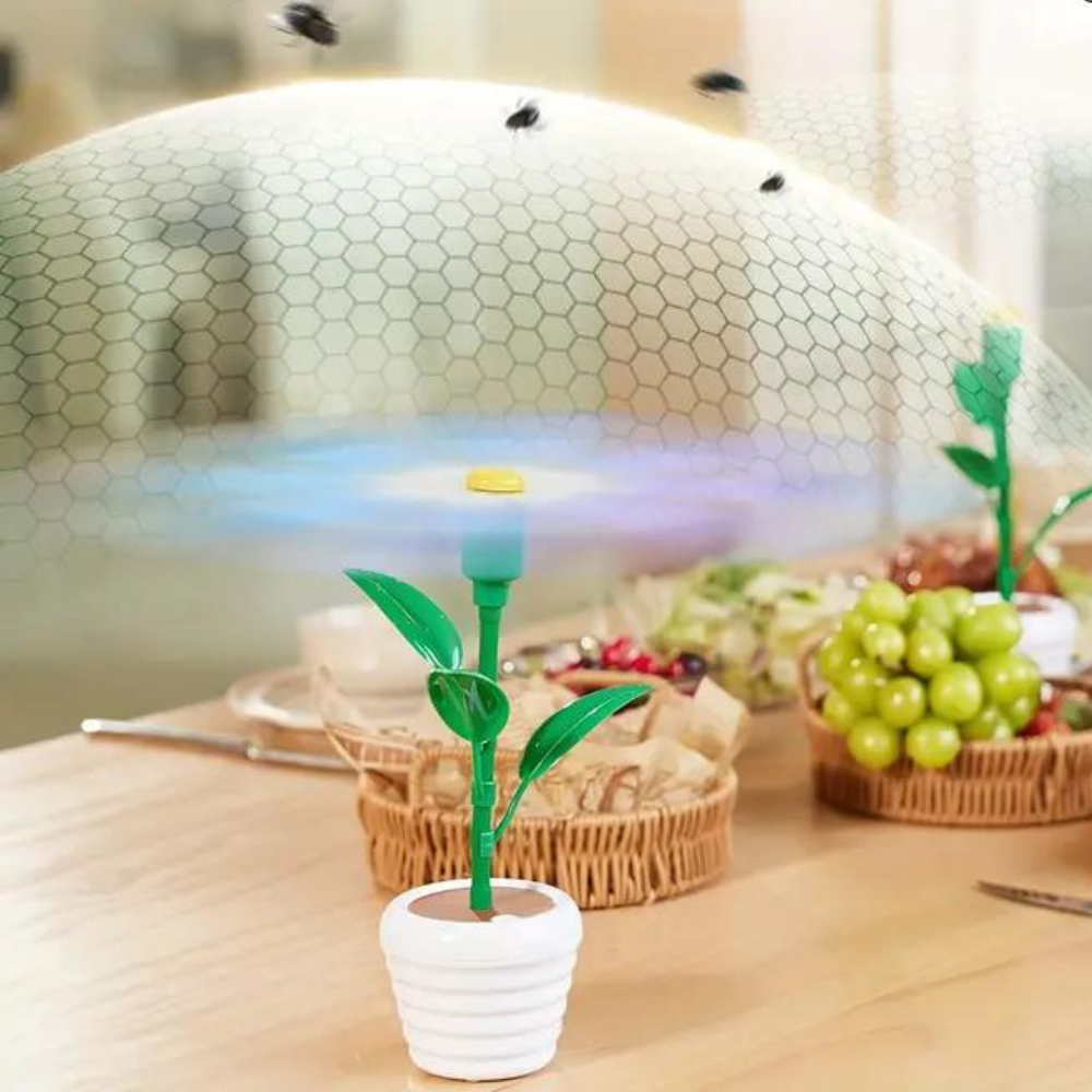 RoyaleGlow Tabletop Fly Repellent Fan Outdoor Deterrent
