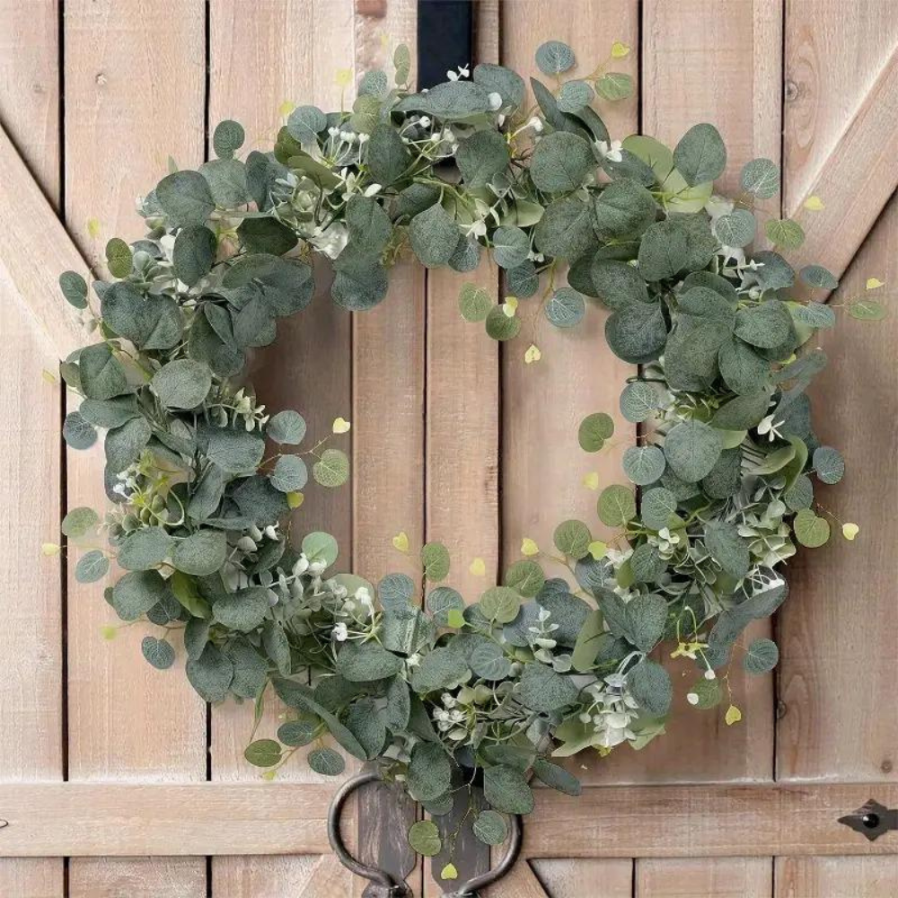 RoyaleGlow Elegant Decorative Faux Eucalyptus Garland