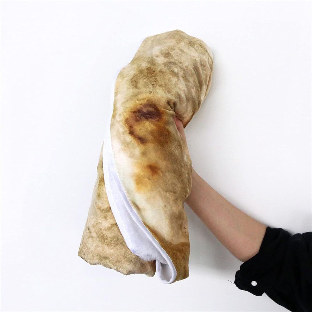 Royaleva Burrito Tortilla Food Throw Blanket Cozy Wrap