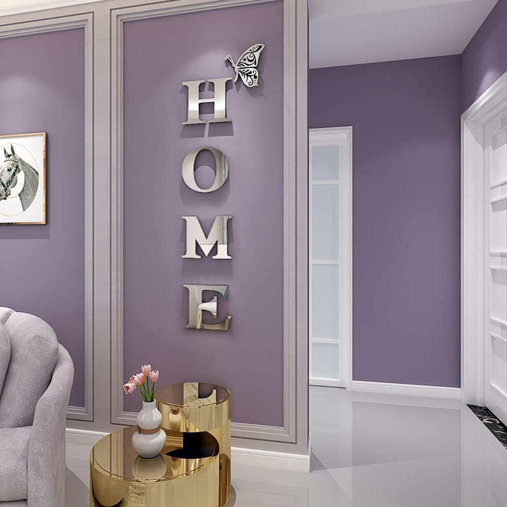 Luxora Home Entrance 3D Mirror Wall Sticker Decor