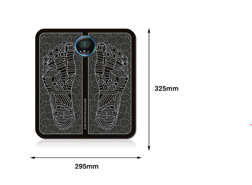 RoyaleGlow EMS Acupoints Stimulator Massage Foot Mat Ultimate Relaxation & Pain Relief