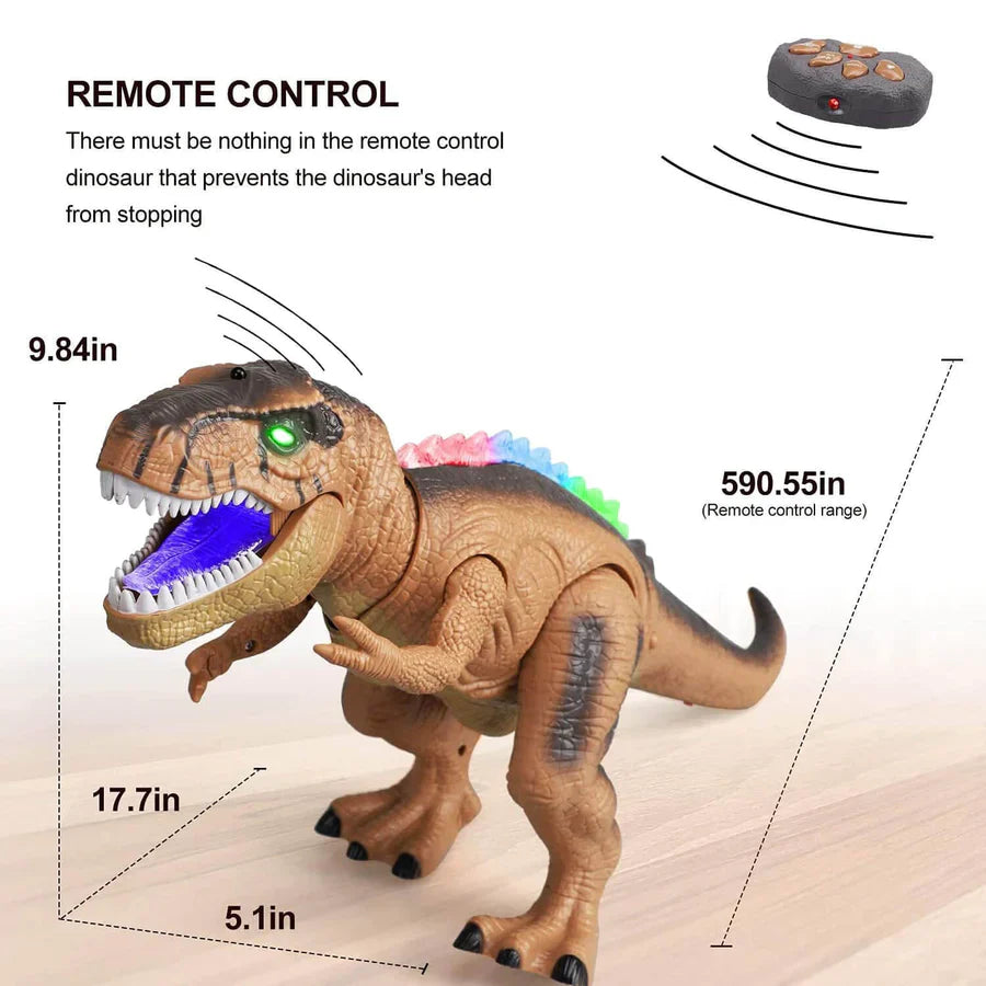 Royaleva Remote Control T-Rex Dinosaur With LED Light Up