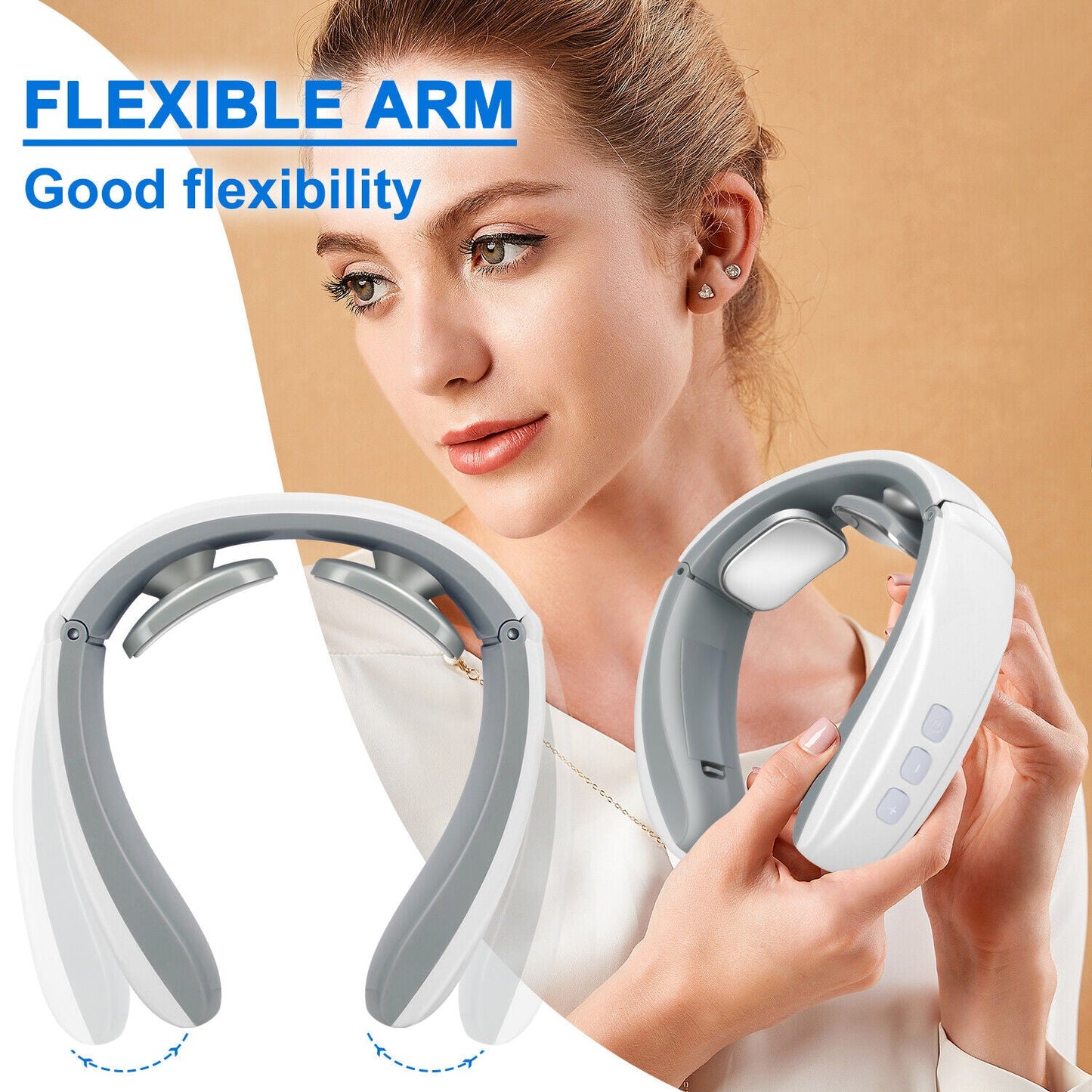 Royaleva Electric Shock Pulse Neck and Shoulder Kneading Massager