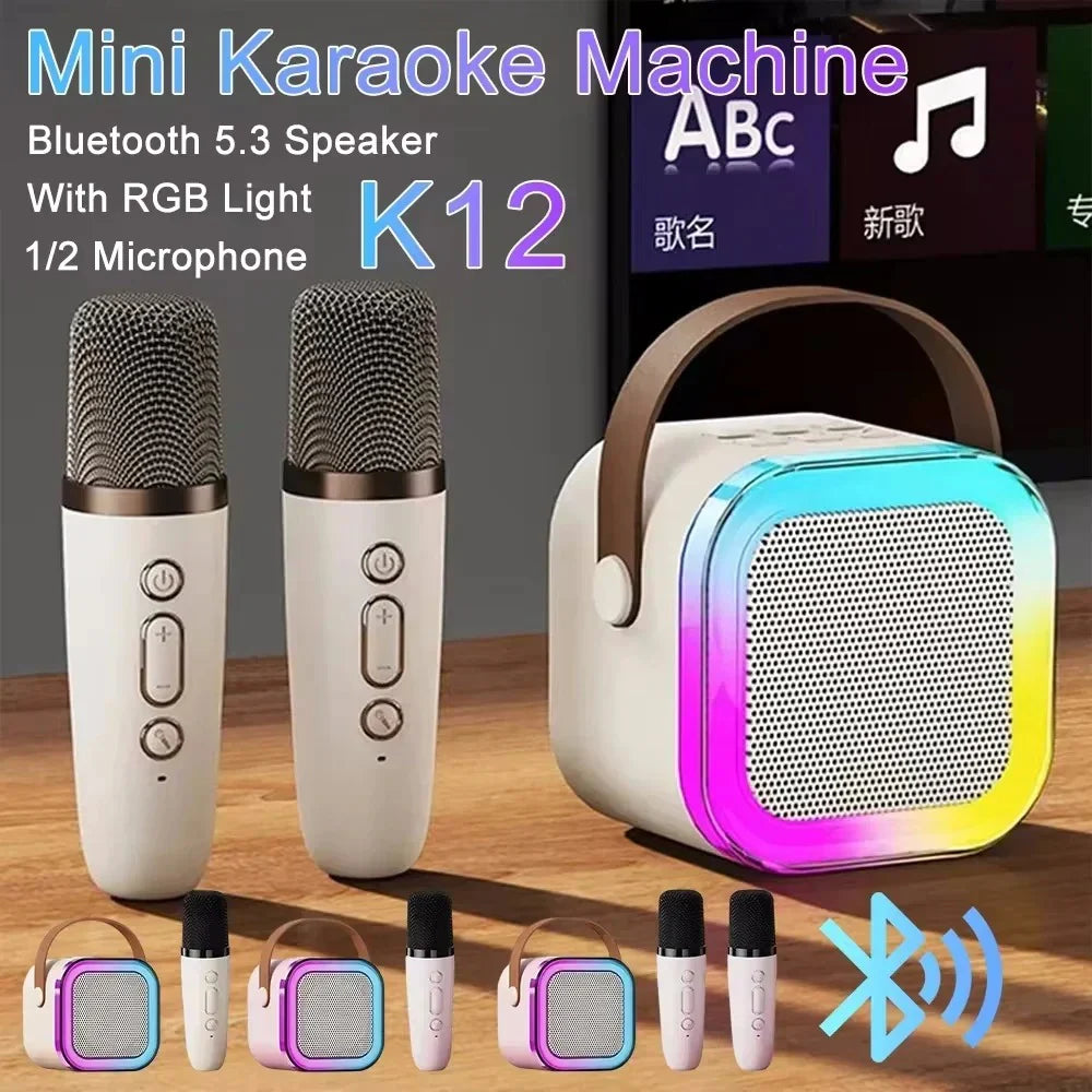 Royaleva Portable Karaoke Machine With 2 Microphones