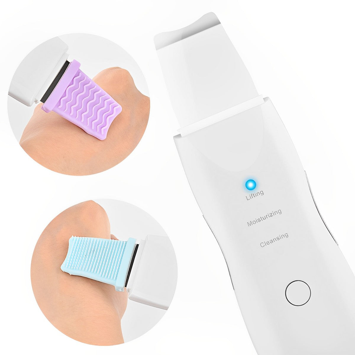 RoyaleGlow Top-Rated Ultrasonic Skin Scrubber Spatula