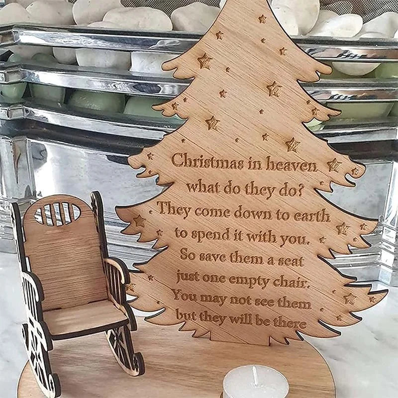 Royaleva Christmas Remembrance Ornament with Rocking Chair Design