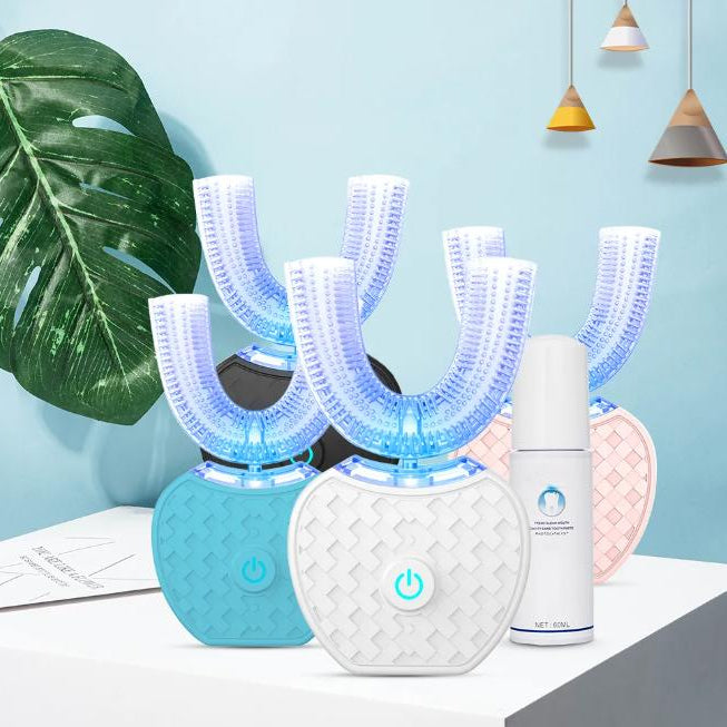 RoyaleGlow Ultrasonic Toothbrush - Electric Brush Cleaner