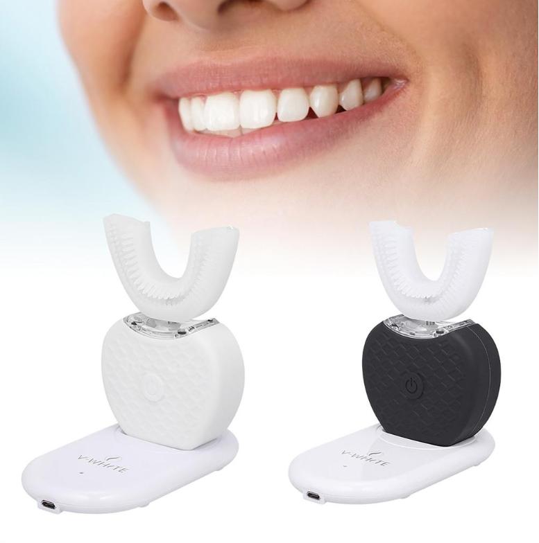 RoyaleGlow Ultrasonic Toothbrush - Electric Brush Cleaner