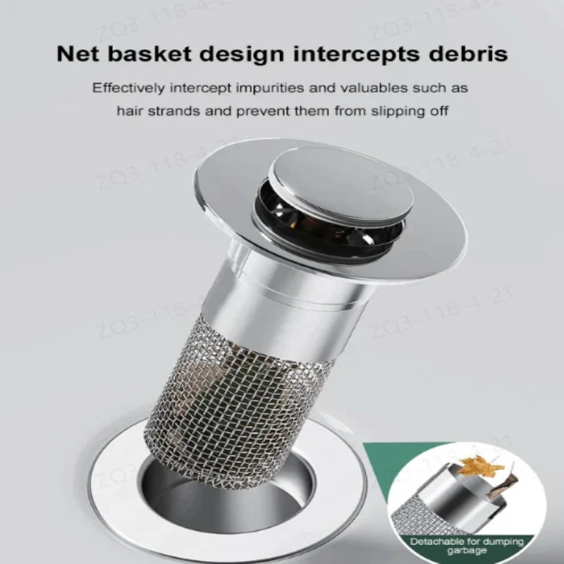Luxora Stainless Steel Floor Drain Filter for Home Use
