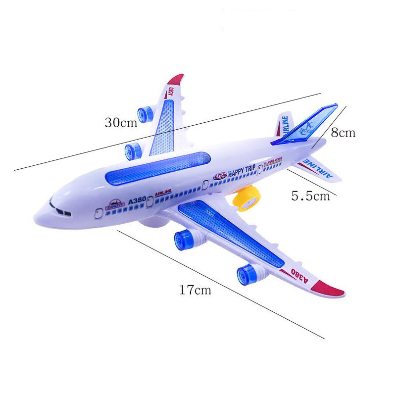 Royaleva Electric Airplane Toy With Music And Light Effects