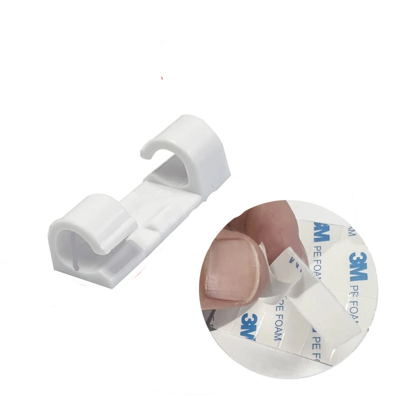 Cable Organizer Clips Cable Management Desktop & Workstation ABS Wire Manager Cord Holder USB Charging Data Line Bobbin Winder 7