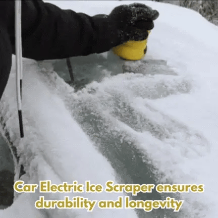 LuxRoyale Anti-Freeze Electromagnetic Car Snow Removal Device - USB Rechargeable Electric Ice Scraper