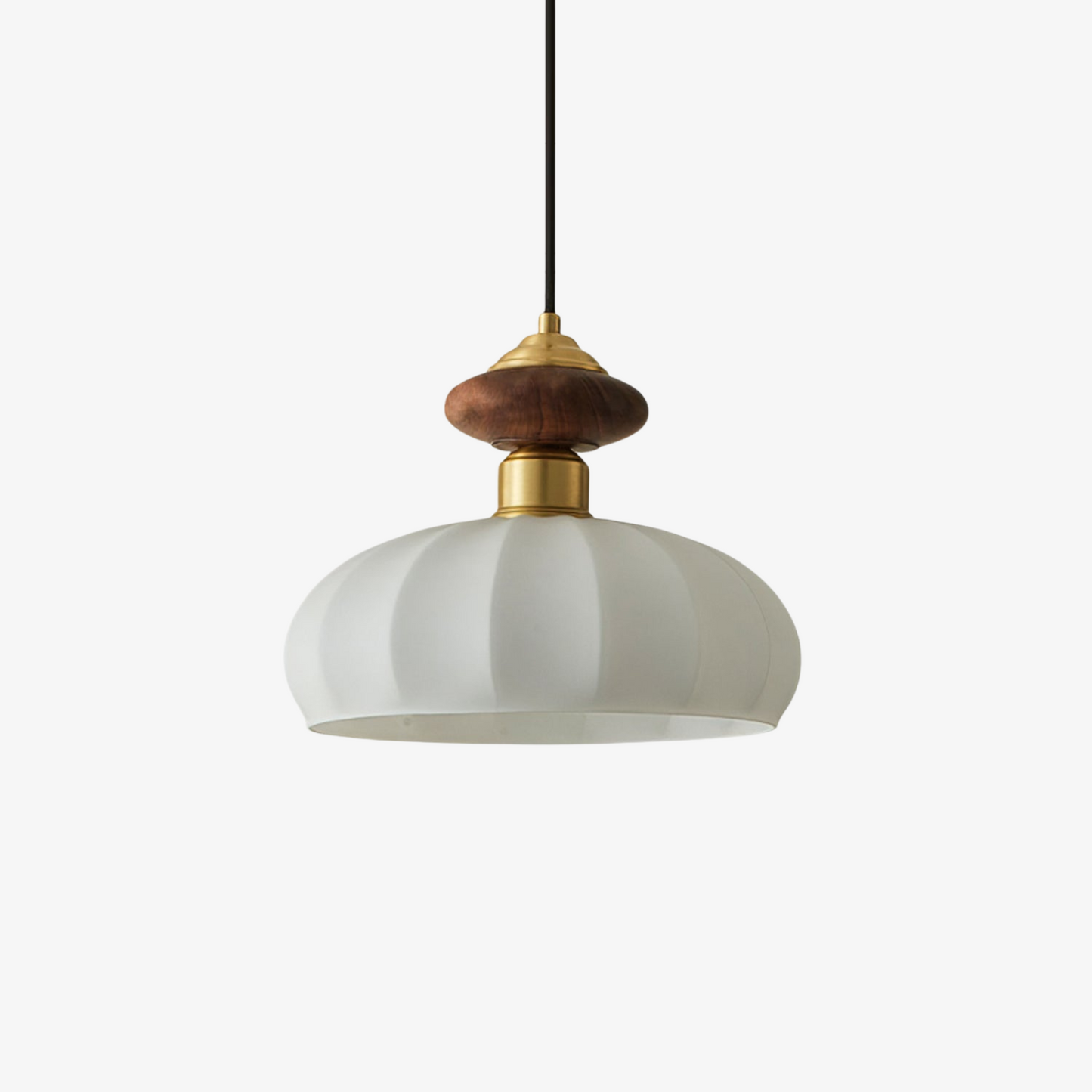 Ceres Glass & Wood Pendant 1