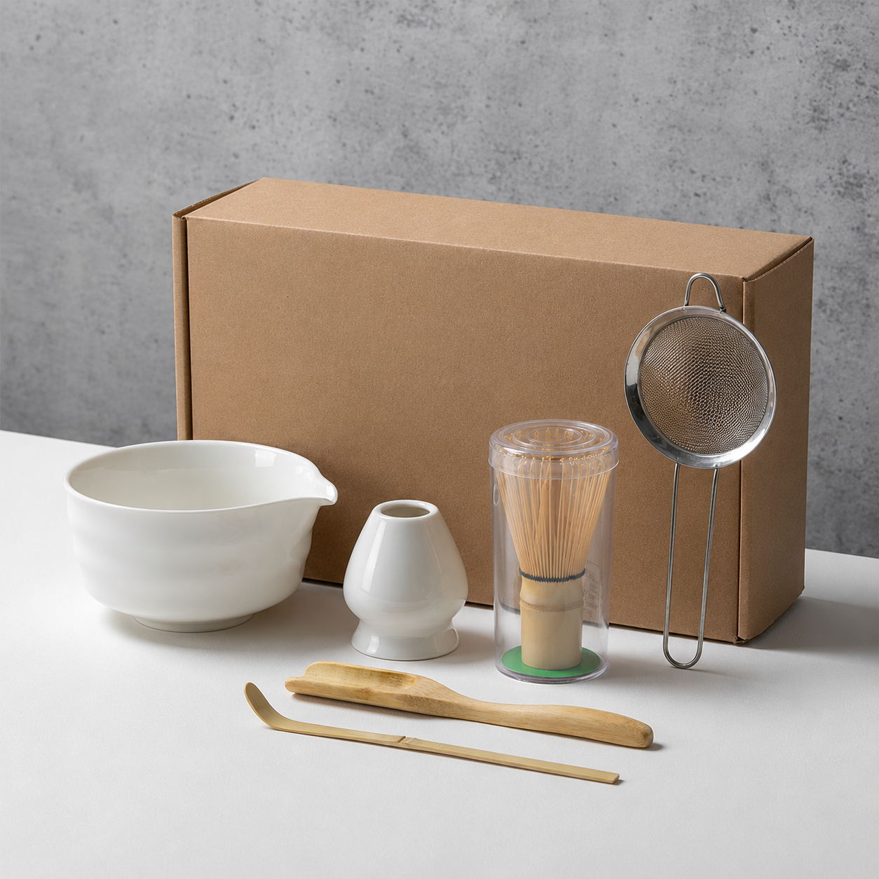 RoyaleGlow Japanese Matcha Tea Ceremony Set with Bowl, Whisk & Accessories
