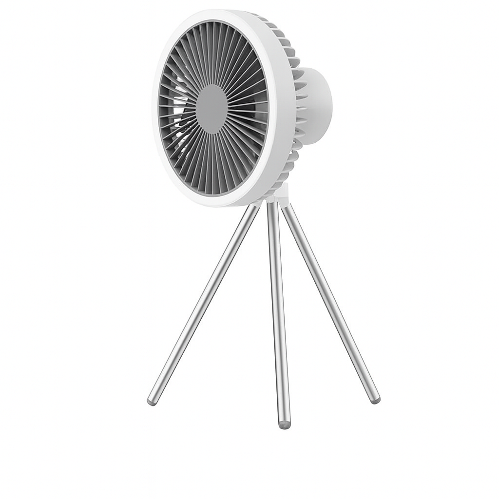 Royallure Portable Camping Fan 10000mAh Rechargeable with LED Light & Power Bank