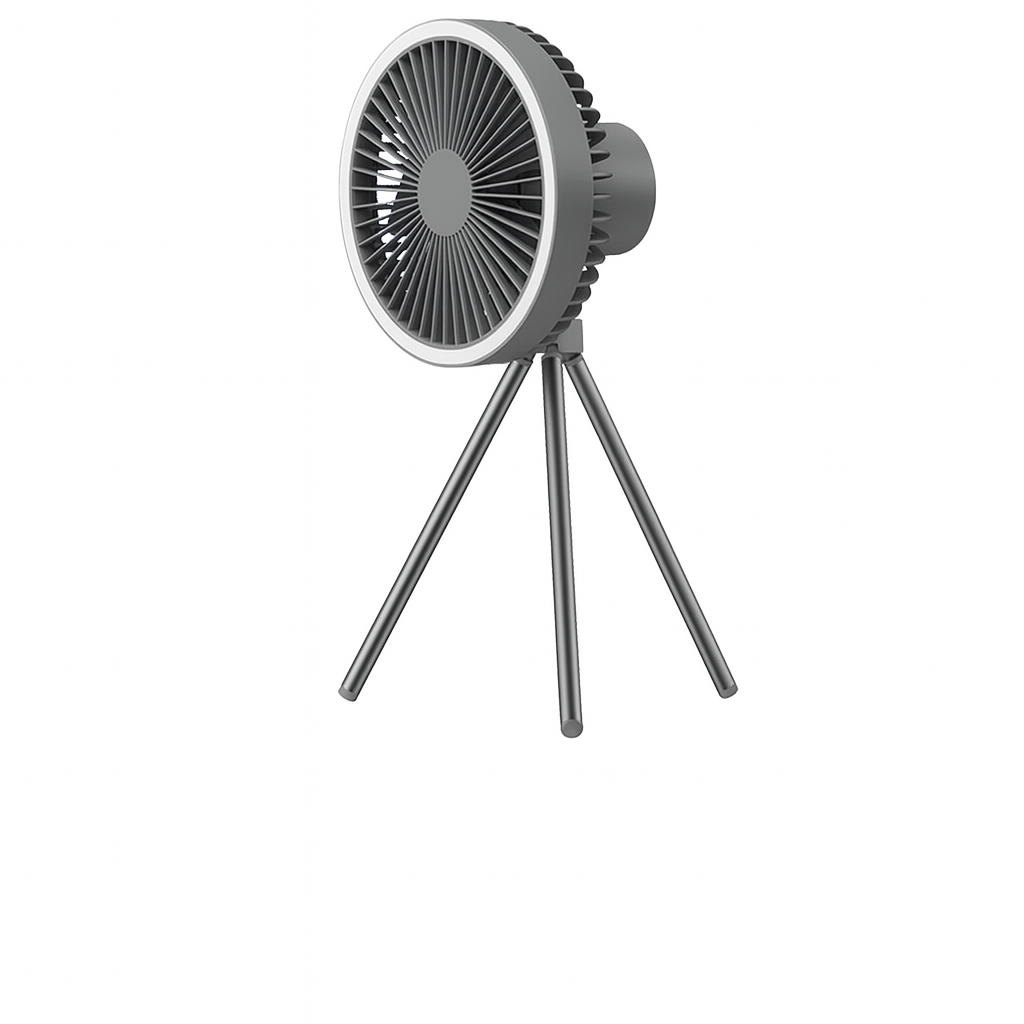 Royallure Portable Camping Fan 10000mAh Rechargeable with LED Light & Power Bank