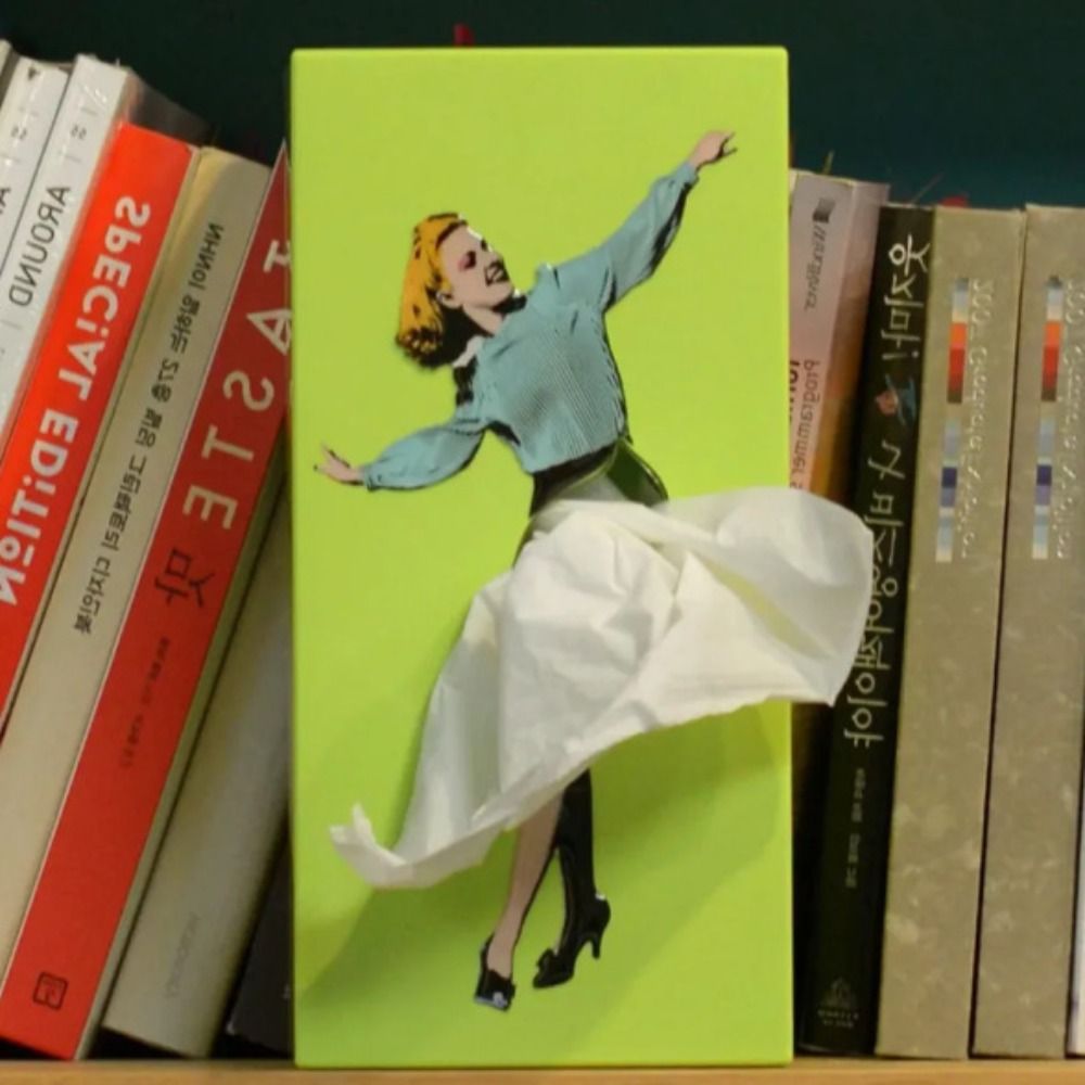 Luxora Flying Skirt Tissue Box Fun Home Decor Item