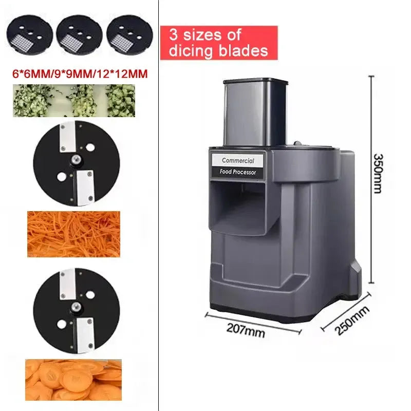 RoyaleGlow Electric Vegetable Chopper – 3-in-1 Multifunctional Food Processor for Kitchen