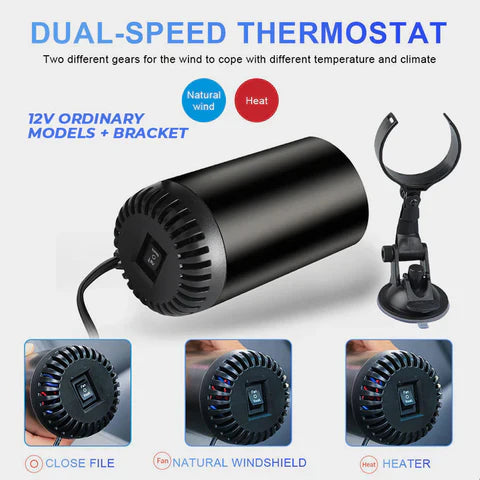 Royaleva Fast Heating Cup Shape Car Warm Air Blower