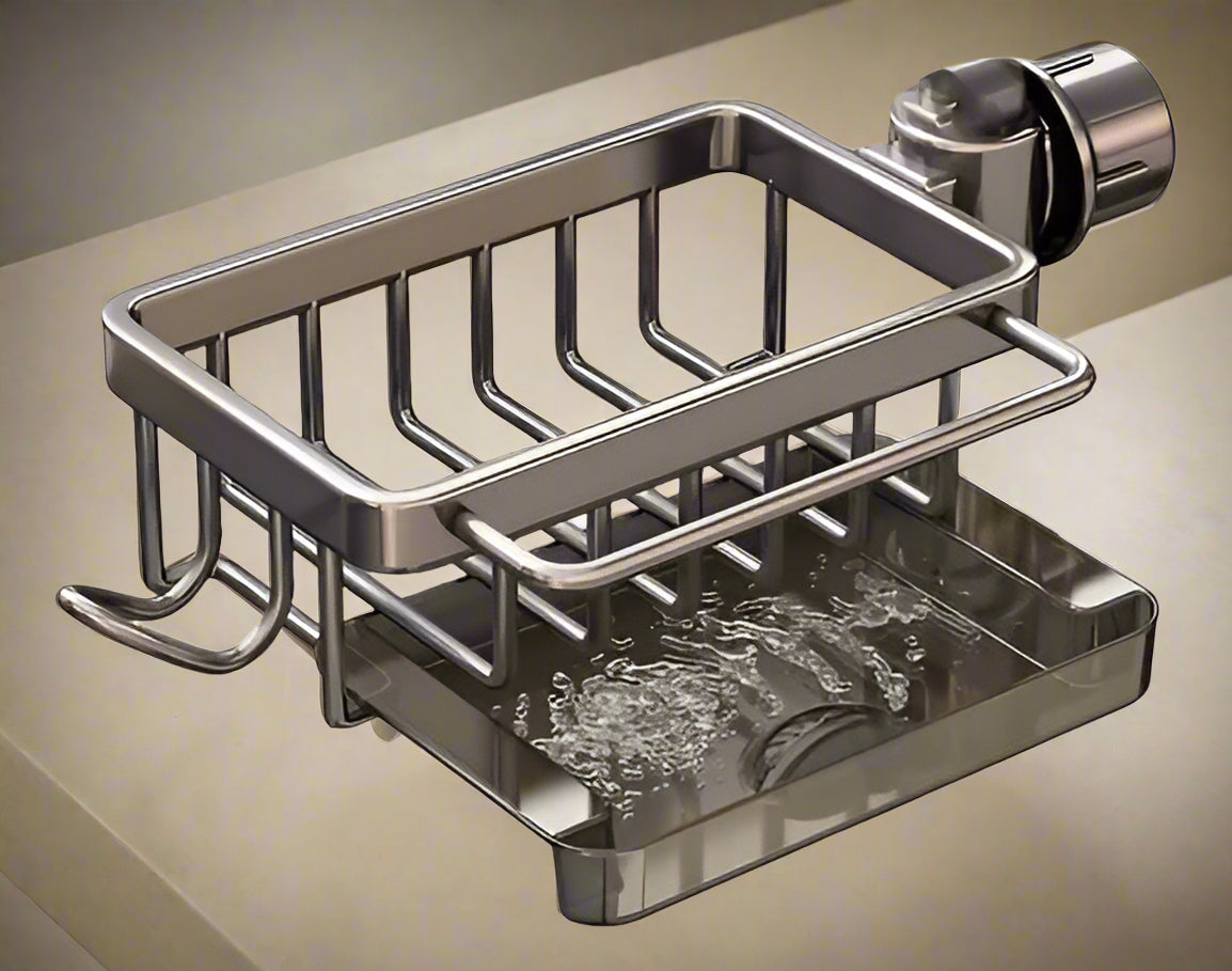 RoyaleGlow Ultimate Sink Organizer for Tidy Kitchen Space