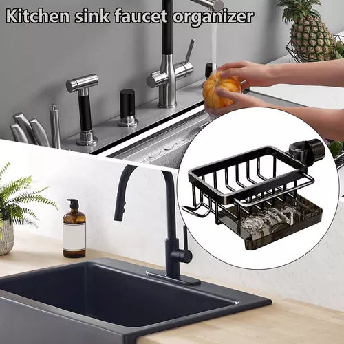 RoyaleGlow Ultimate Sink Organizer for Tidy Kitchen Space