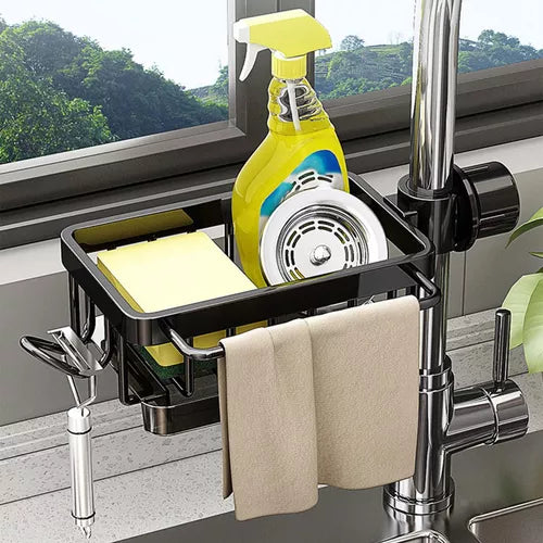 RoyaleGlow Ultimate Sink Organizer for Tidy Kitchen Space