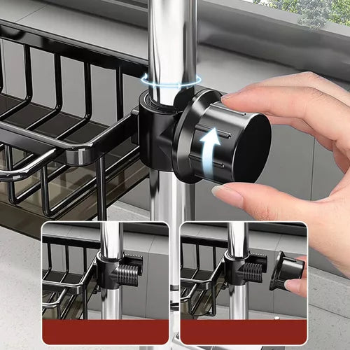 RoyaleGlow Ultimate Sink Organizer for Tidy Kitchen Space