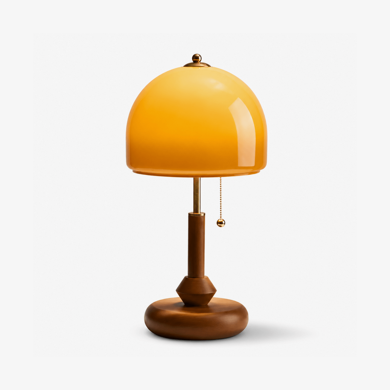 Dome Wooden Table Lamp 0