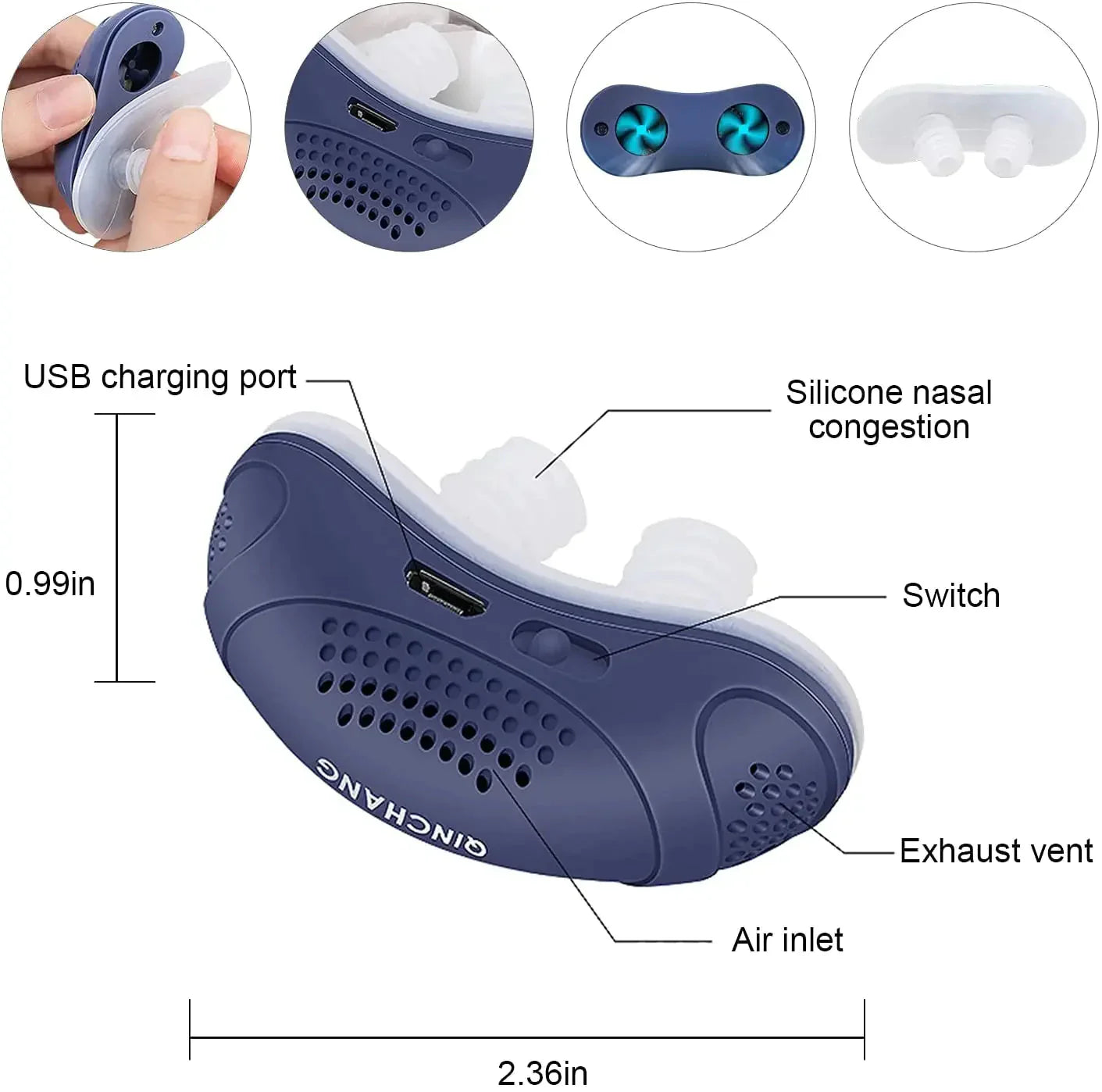 LuxRoyale Micro CPAP Sleep Apnea Machine For Travel & Anti Snoring CPAP Alternative