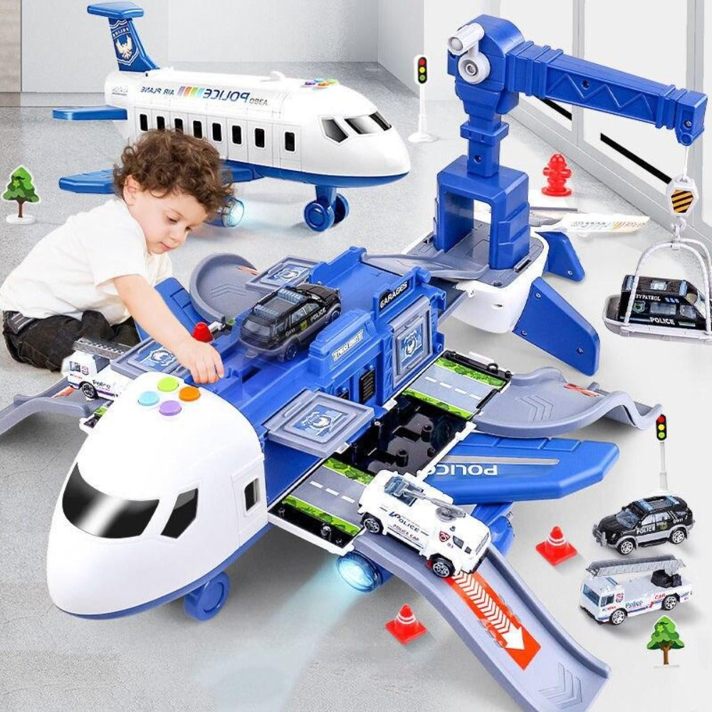 Extra Large Airplane Vehicle Play Sets | Police, Construction or Fireman Toys 0