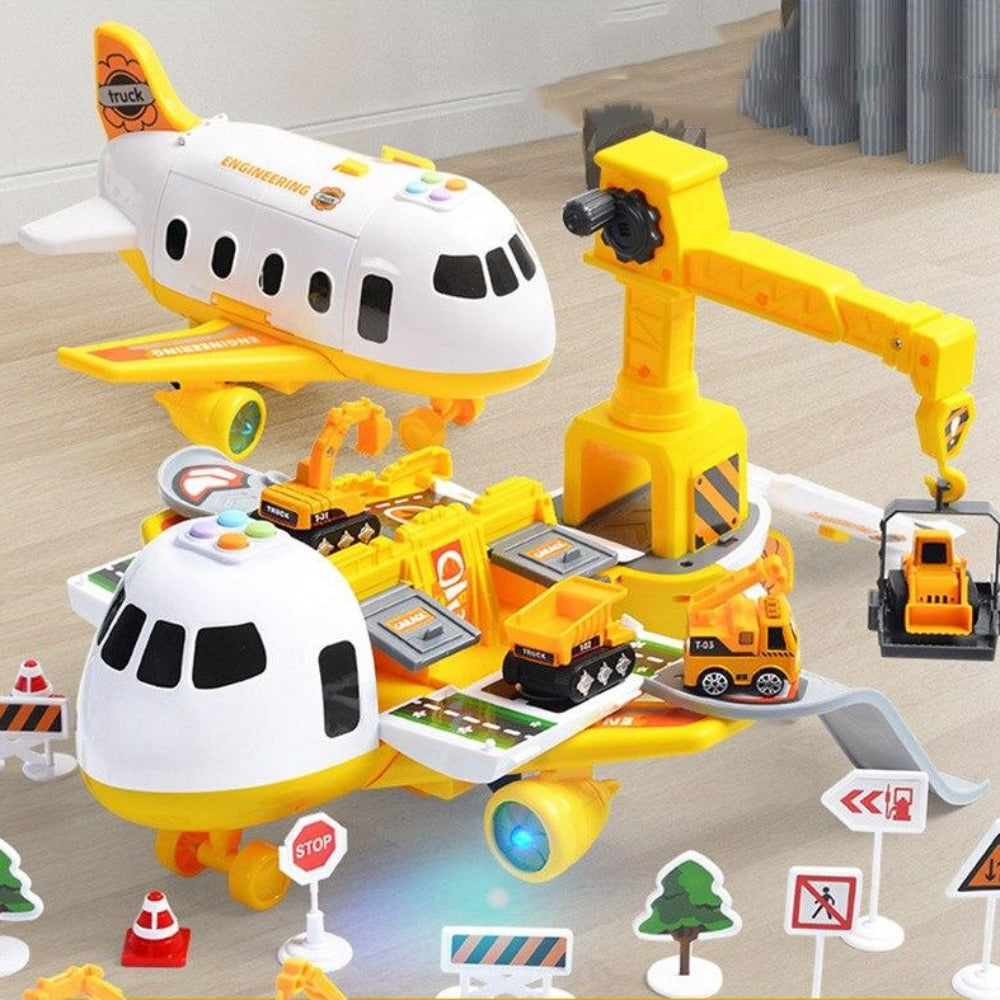 Extra Large Airplane Vehicle Play Sets | Police, Construction or Fireman Toys 1