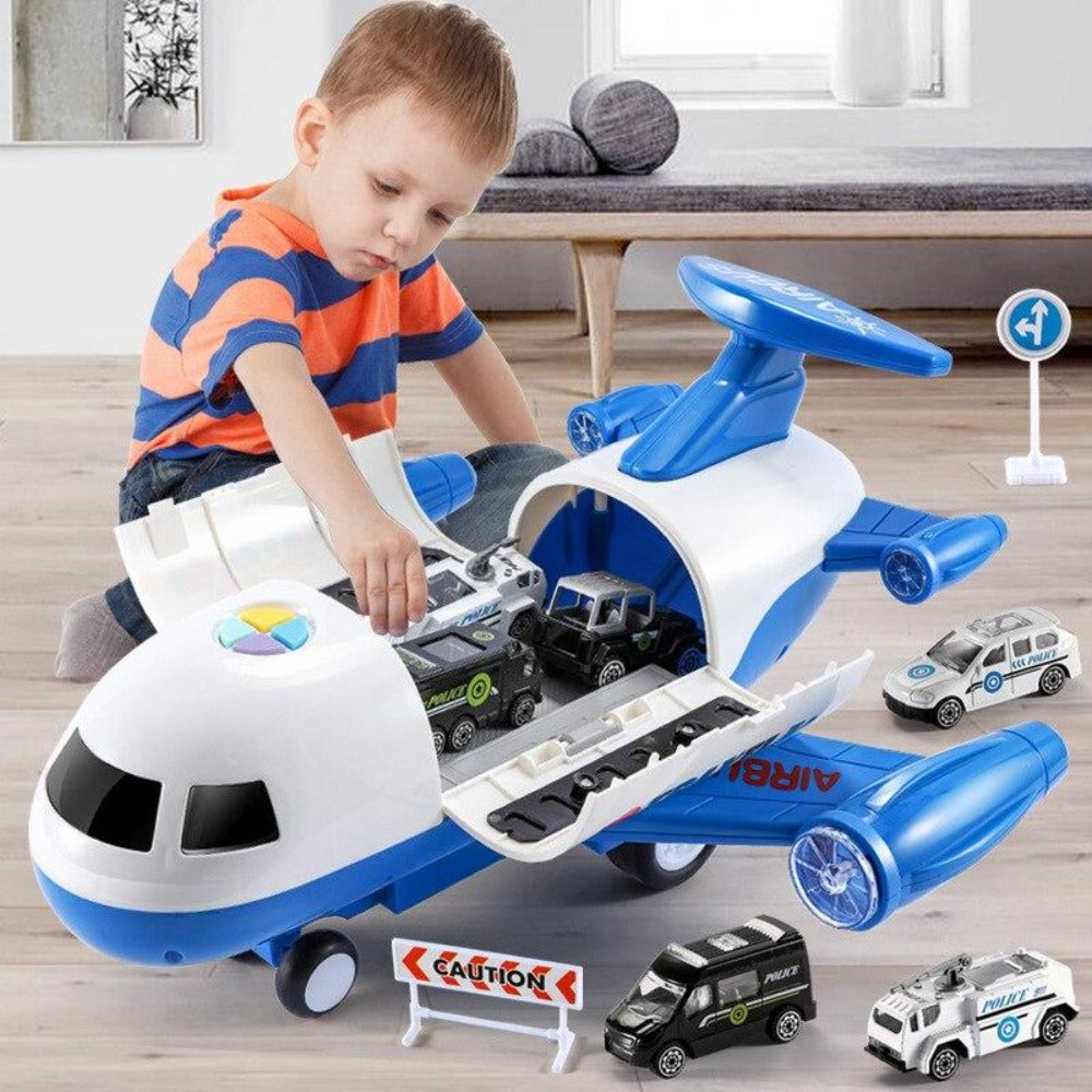 Extra Large Airplane Vehicle Play Sets | Police, Construction or Fireman Toys 2