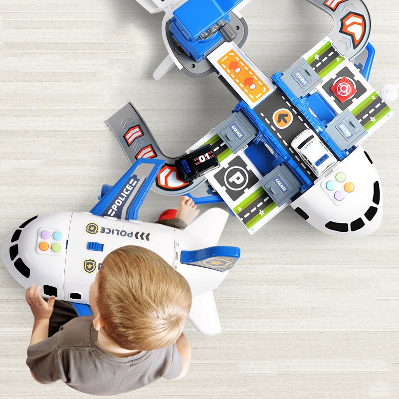 Extra Large Airplane Vehicle Play Sets | Police, Construction or Fireman Toys 3