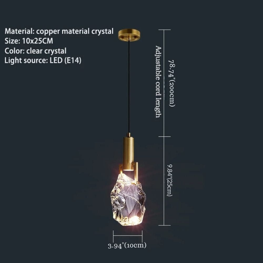 Fable Cut Crystal Pendant Light 7