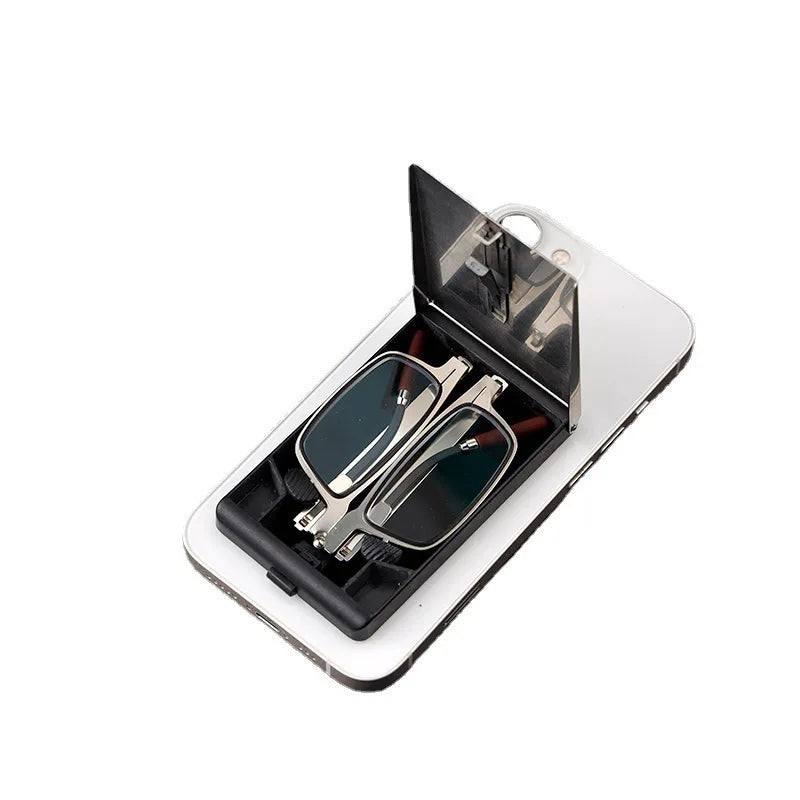 Foldable Portable High-Definition Unisex Anti-Blue Light Fatigue-Resistant Reading Glasses 4