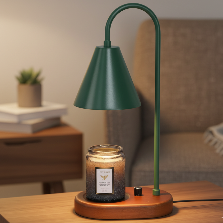 Royellux Candle Warmer Lamp – Dimmable Wax Melting Light for Scented Candles & Home Decor