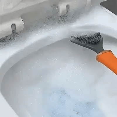 RoyaleGlow Flexible Silicone Toilet Brush for Ultimate Clean