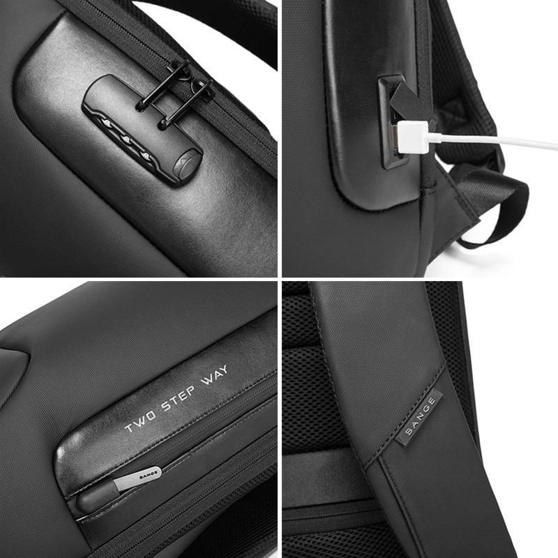 Luxora Anti-Theft Waterproof Backpack with USB Charging