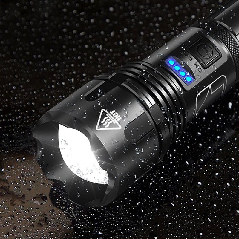 RoyaleGlow Waterproof Military Laser Pocket Lamp 12000 Lumen